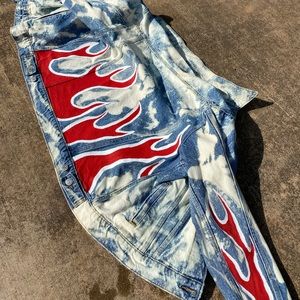 Vintage Levi’s Denim Jacket Hand-Painted